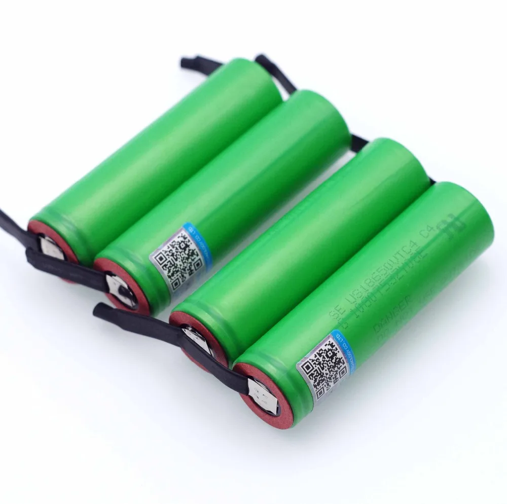 VariCore 3,6 V 18650 VTC4 2100mAh высокий расход 30A аккумуляторная батарея для US18650VTC4+ DIY никелевые листы