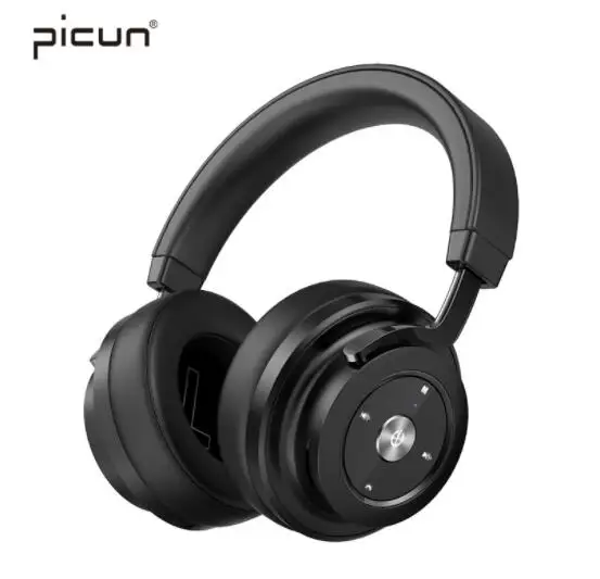 

Pincun P20 Bluetooth Wireless Headset Bluetooth Headset Leather Stand Metal Case Headphone Microphone Connect Mobile Phone