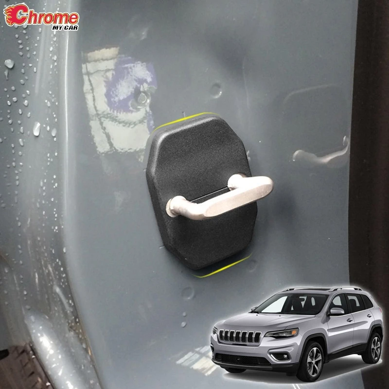Для Jeep Cherokee KL протектор дверного замка защелкивающаяся крышка заглушка для