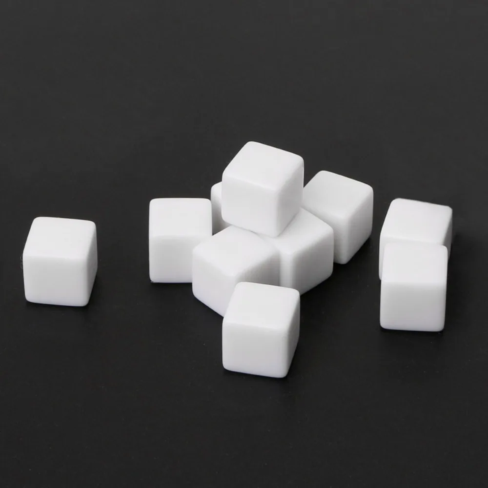 10 шт. D6 игральные кости 12 мм шестигранные для ролевых игр|Кубики| |