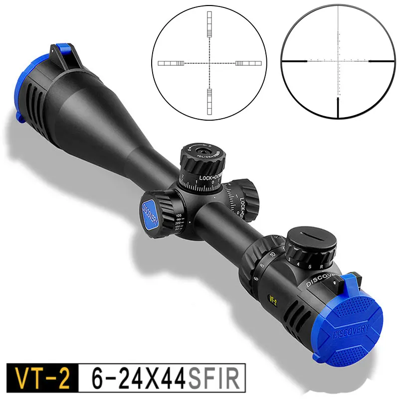 

Discovery VT-2 6-24X44SFIR High Definition Shooting Target Hunting Scope Red Illuminated Anti-shock Stretch Locking Riflescope