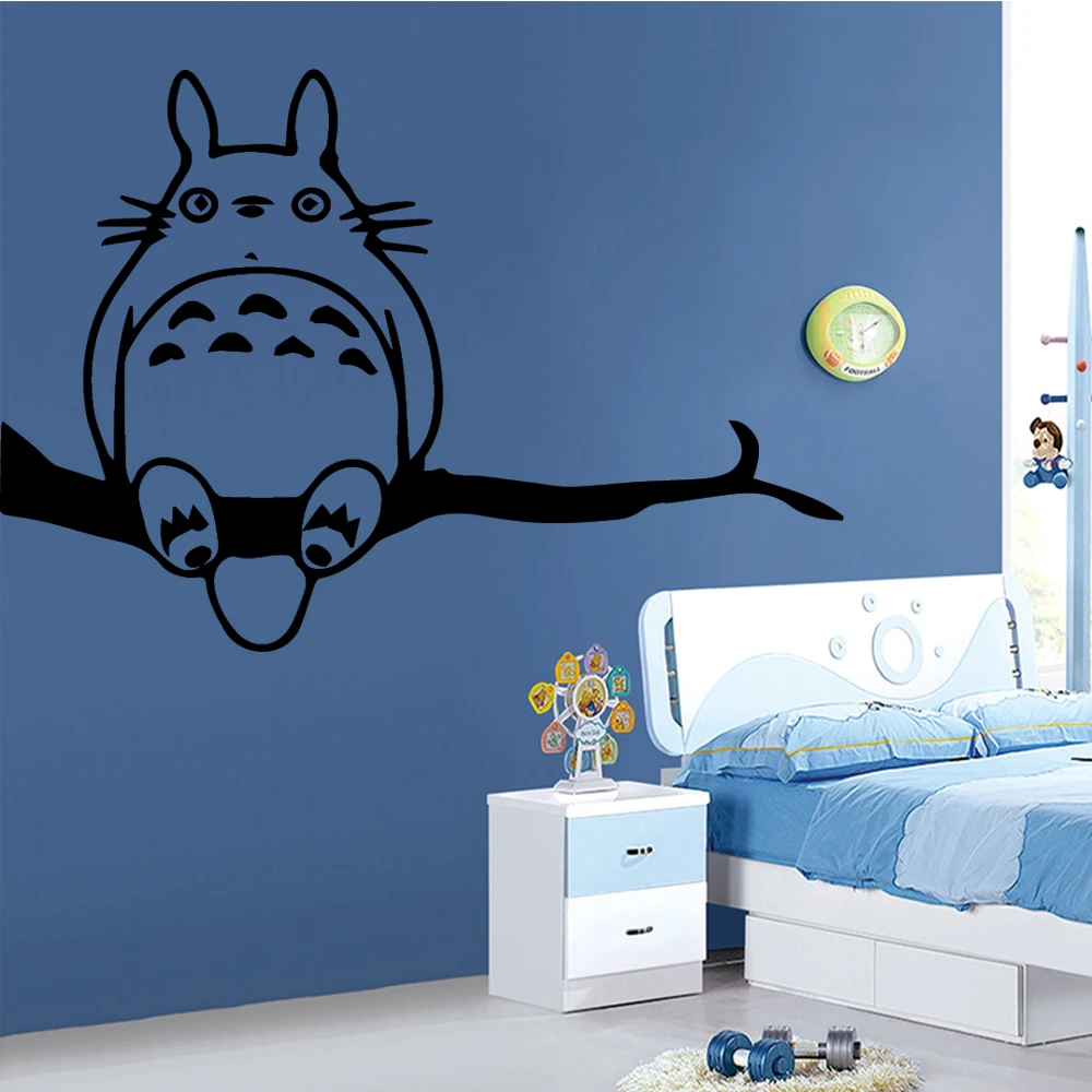 Cartoon Totoro Sticker Vinyl Wallpaper Home Decor Nursery Room Decor