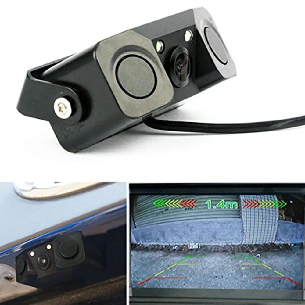4.3 Car Rearview Monitor + Video Parking Sensor with Rear View Camera (1)