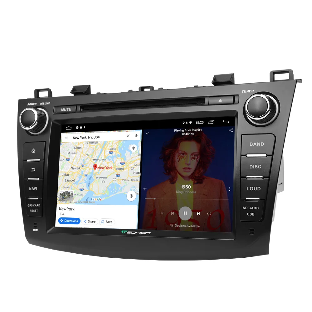 Cheap 8" Android 8.1 Oreo OS Car DVD Multimedia System Navigation GPS Radio for Mazda 3 2010-2013 with Full Video Output Support 1