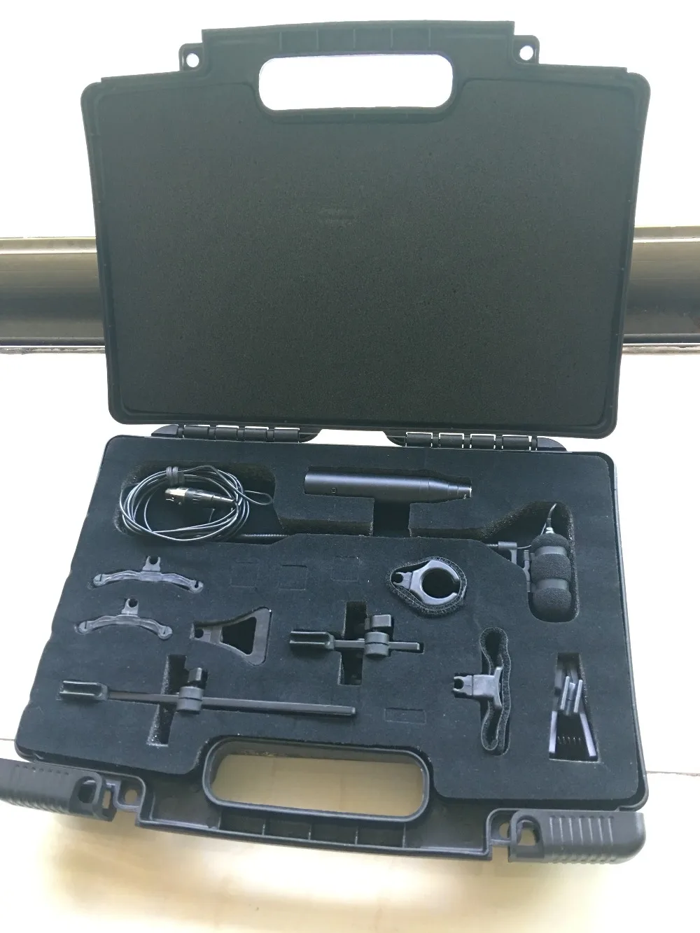 

MU100 Set Instrument Clip Condenser Microphone Appliance to kinds Musical Instruments or Wireless Systems by Different Clamps