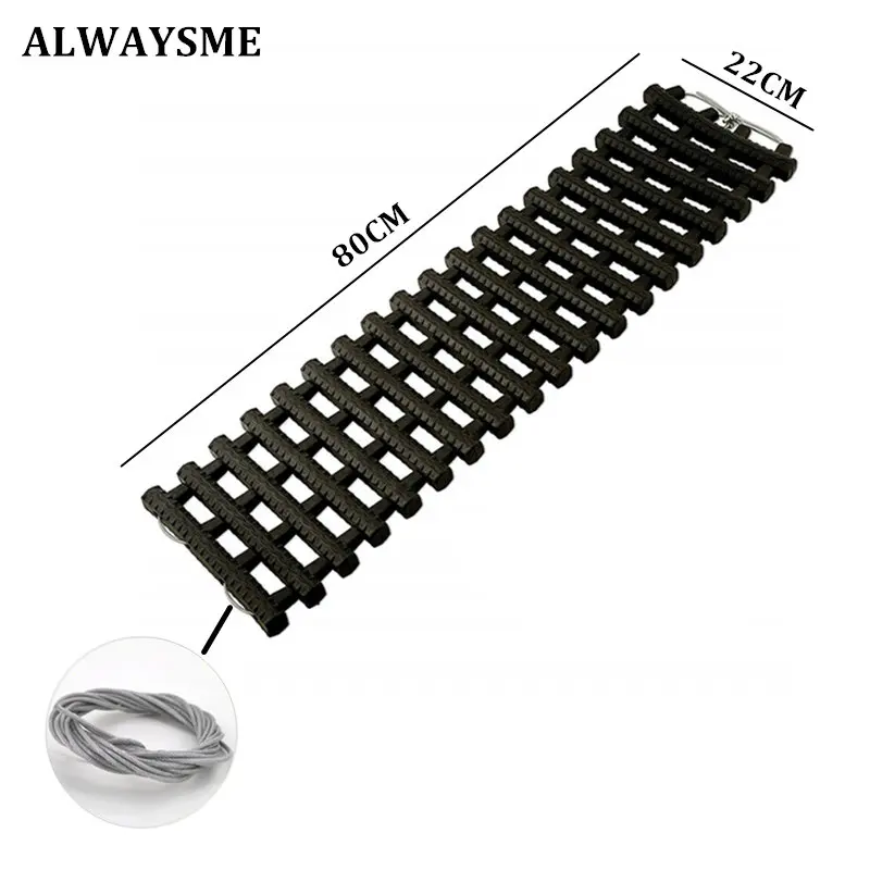 ALWAYSME 31,5X8," /80X22 см портативный автомобильный шиномонтажный захват для восстановления тягового коврика без лестницы от внедорожной грязи снега льда песка