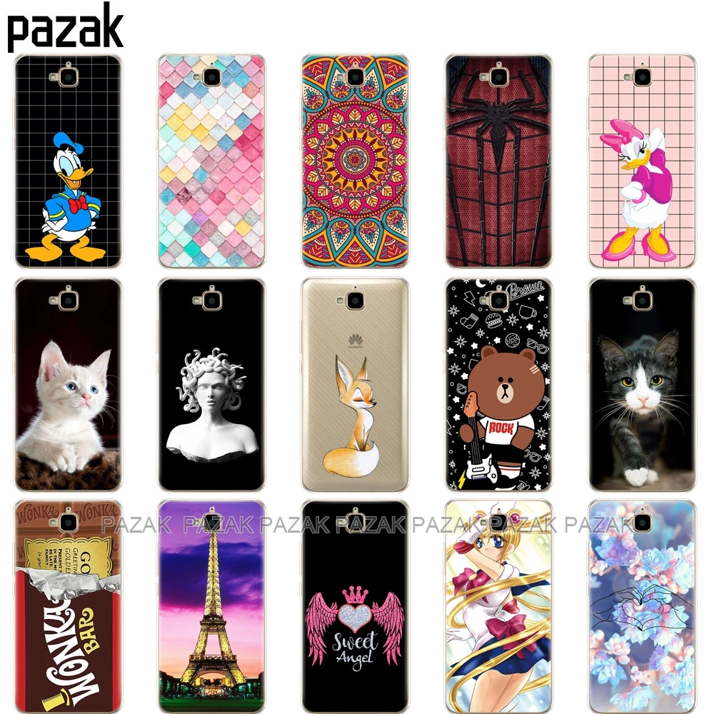 

soft case for Huawei Honor 4C Pro silicone Cases Honor 4C Pro Back Cover Case for Huawei Y6 Pro 2015 Case TIT-L01 TIT-TL00 Phone