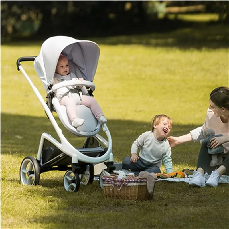 Jual Mewah Bayi Stroller Tanah Tinggi Scape Pram Portabel Kinderwagen Lipat Bebek Arabasi Perjalanan Sistem Poussette