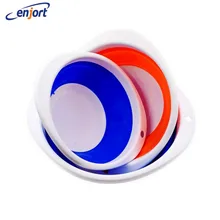 Enjort 1 шт. рыболовные инструменты приманка для воды складной портативный микшерный миска для приманки земляной червь Клам червь кровяной червь живые туристические миски