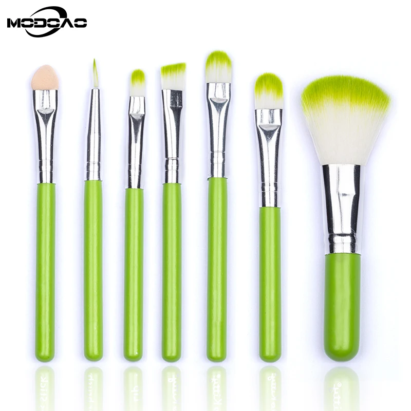 

7pcs Eyeshadow Makeup Brushes Beauty Face Powder Blush Kabuki Brush Make Up Foundation Blending Tools Sets 90