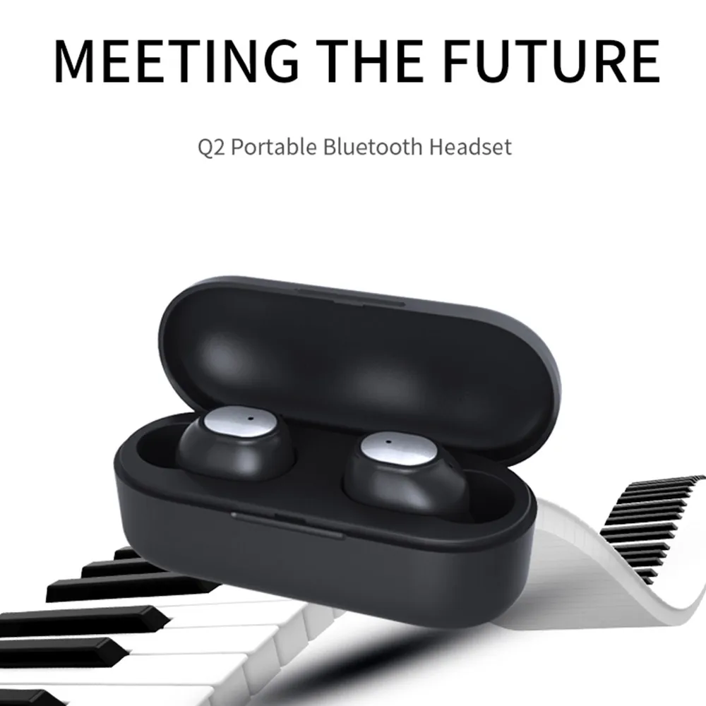 KISSCASE Беспроводной наушники для телефона Bluetooth наушники с магнитной зарядной коробка Беспроводной Bouetooth наушники гарнитуры