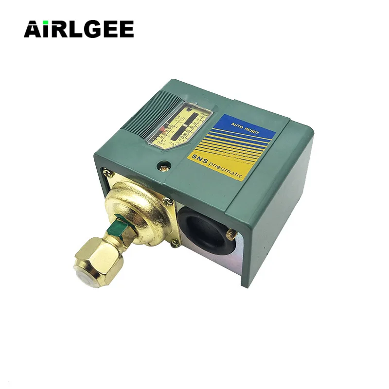 

10-85PSI Refrigeration Auto Reset SNS-106 6kgf/cm2 Pressure Switch Pupm Controller Valve for Air Compressor