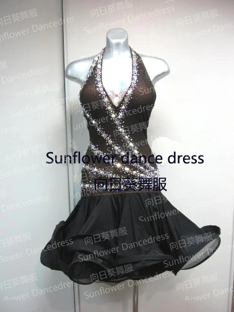 GOODANPAR Latin Dance Dress Girls latin dance dress