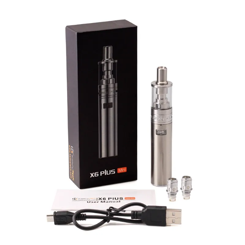 

Electronic Cigarette Starter Kit Original Kamry X6 Plus Mini Vape Pen 1100mah battery with 1.8ML Atomizer Tank vs ijust s