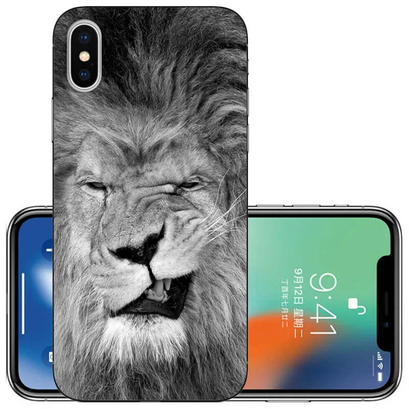 CaseRiver для iPhone 5S SE 5 6 7 8 с УФ принтом милый мягкий силиконовый чехол из ТПУ Plus X