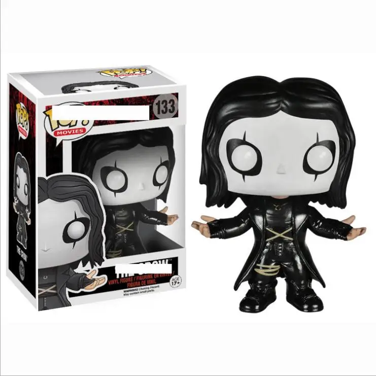 Funko Pop The Crow Movie Коллекционная модель игрушки ПВХ мальчик фигурка игрушки детские игрушки подарок - Цвет: Box