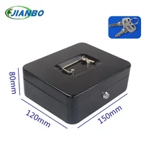 New Mini Portable Security Safe Box Money Jewelry Storage Collection Box Home School Office Compartment Tray Password Lock Box S