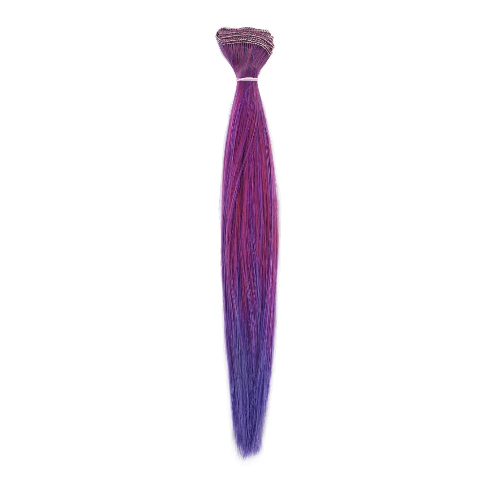 1 шт. 25 см * 100 ручная работа BJD куклы парики многоцветная мода высокая температура