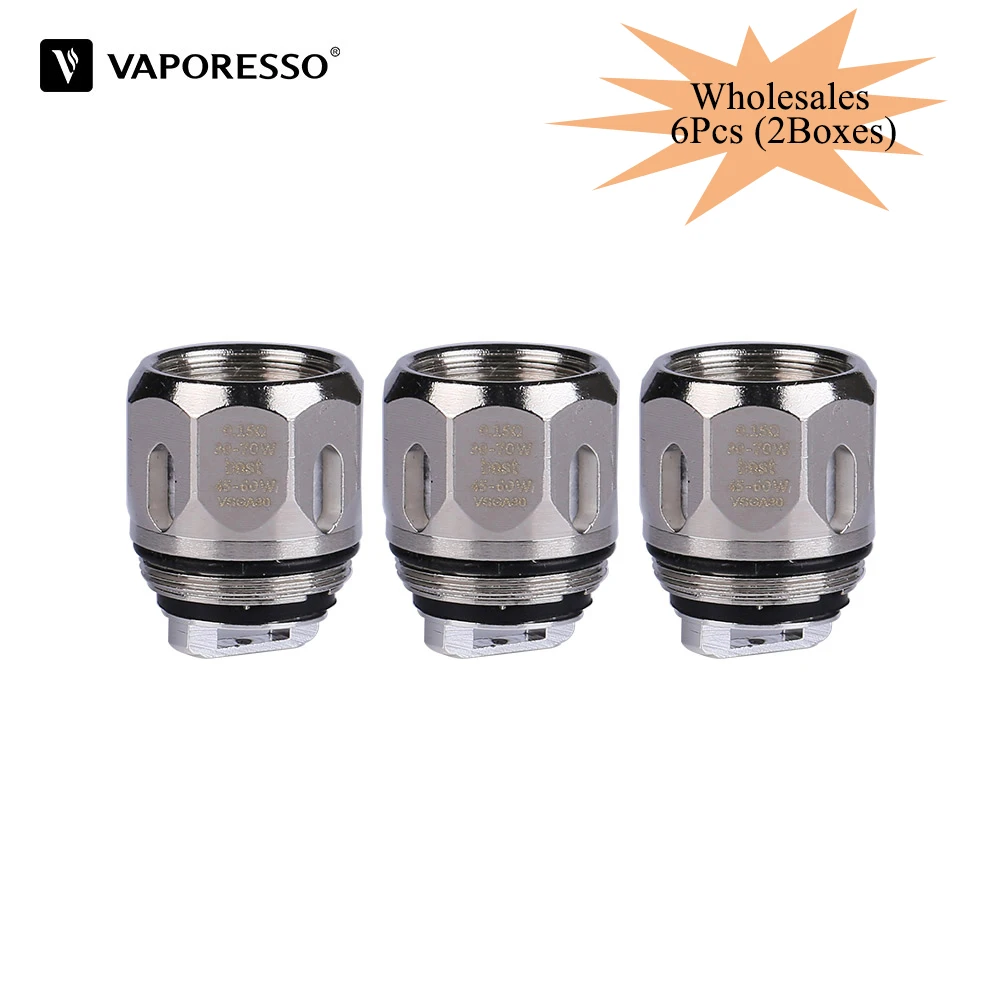 6 шт. оригинальный спираль Vaporesso GT CCELL GT4 GT8 GT2 GT6 GT1 Vape катушки для NRG бак SE