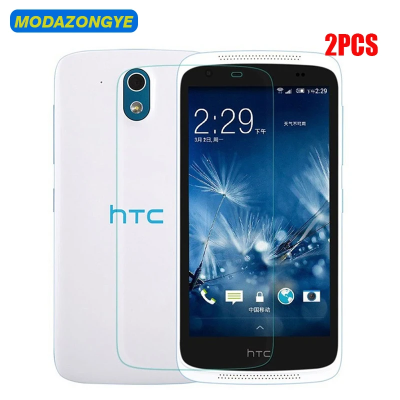 2 шт для закаленного стекла HTC Desire 526 Защитная пленка экрана 526G + 326 326g двойная Sim