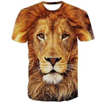 

New Fashion Cool Hip Hop Lion Printed Summer Sport 3d T Shirts Men Women T-shirt Short Sleeve 3D T-shirts Tee Shirt Clothes Tops