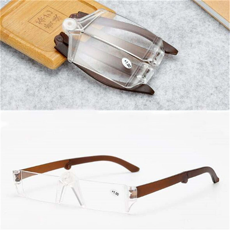 Складные очки без оправы для чтения, лупа, удобный стиль Beetle, очки для чтения из смолы для пожилых людей+ 1,0+ 1,5+ 2,0 до+ 4,0