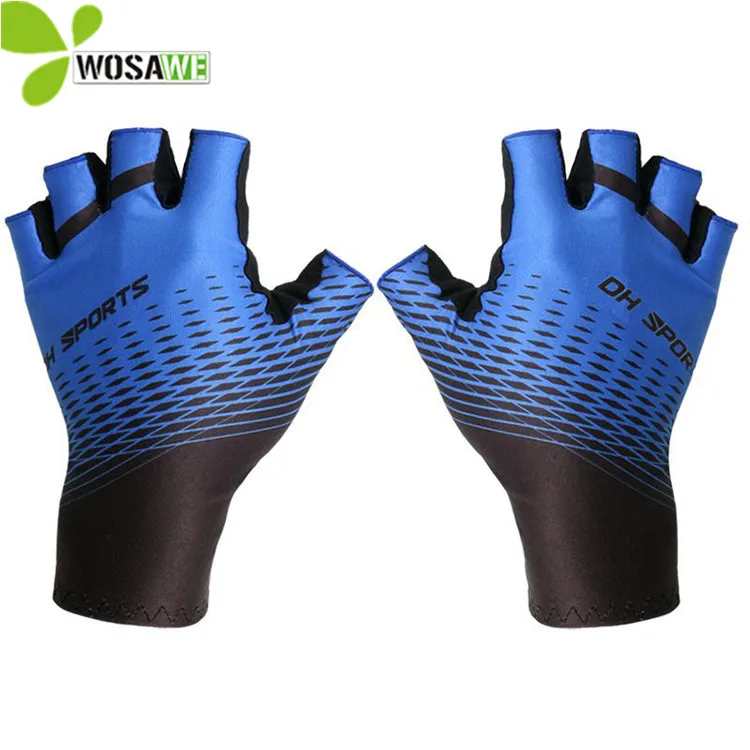 

Thin Wearable Half Finger Cycling Gloves Road Bike MTB Men Shockproof Non-Slip Anti-UV Moto Racing Sports Bicycle Gloves