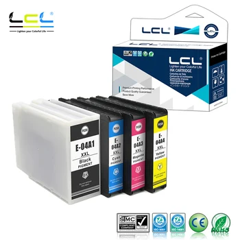

LCL 04A1 04A2 04A3 pigment C13T04A140(4 pack kcmy) Ink Cartridge Compatible for WorkForce Pro C 8610 DWF WorkForce Pro WF C 8690