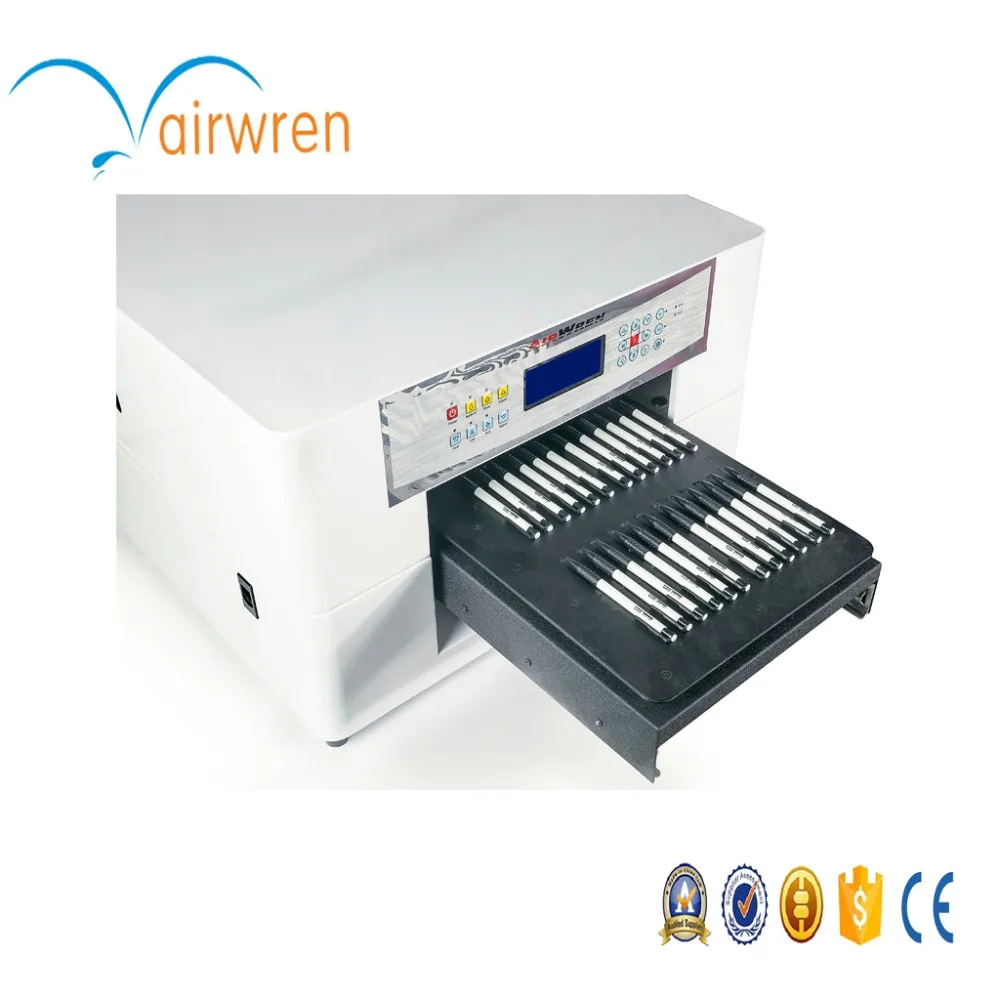 high resolution 5760X1440 dpi A3 Size 6 color UV printer with pen tray