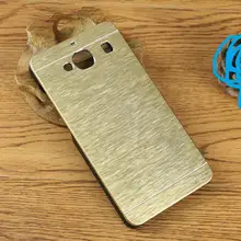 Роскошный тонкий ультра тонкий телефон чехол для Samsung Galaxy A7 A7000Aluminum Чехол под шлифованный Металл Жесткий чехол золото/серебро/черный