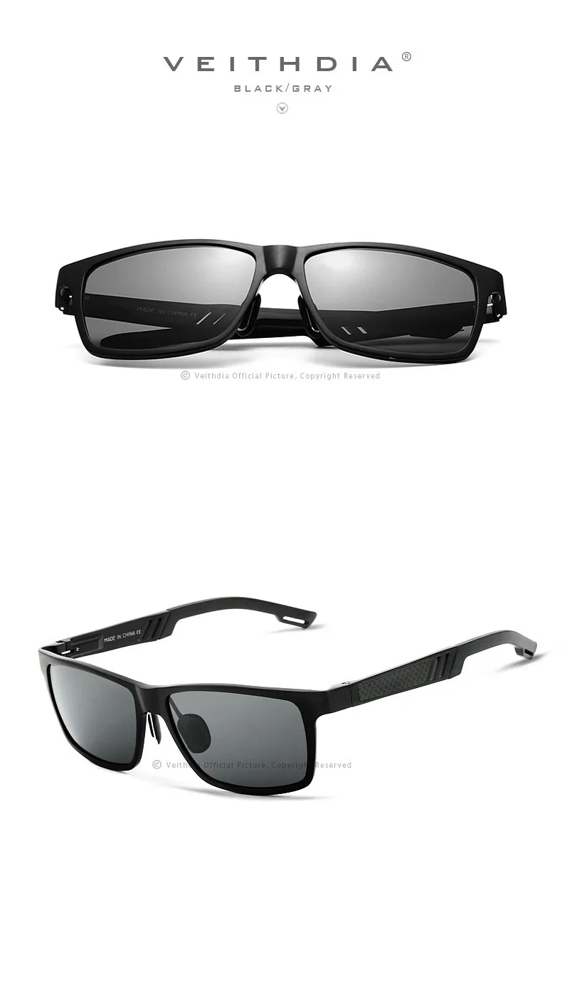 VEITHDIA, бренд, логотип, HD, алюминий, магний, мужские зеркальные очки для вождения, очки, Oculos De Sol, поляризационные солнцезащитные очки, 6560