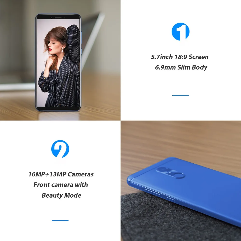 Vernee M6 4GB 64GB Smartphone Ultra 5.7inch cellphone 4G LTE Android 7.0 Phone with 13MP Selfie Camera 16MP Cameras Fingerprint Vernee M6 4GB 64GB Smartphone Ultra 5.7inch cellphone 4G LTE Android 7.0 Phone with 13MP Selfie Camera 16MP Cameras Fingerprint