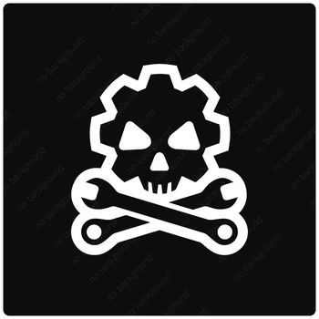 

Death Mechanic Decals Stickers, MILITARY MILSPEC GARAGE WRENCH ENGINEER MONKEY 12.5cm