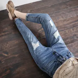 E-lzunion женские джинсы для мам брюки бойфренд для женщин с высокой талией пуш-ап Большие размеры женские джинсы джинсовые штаны Гарун