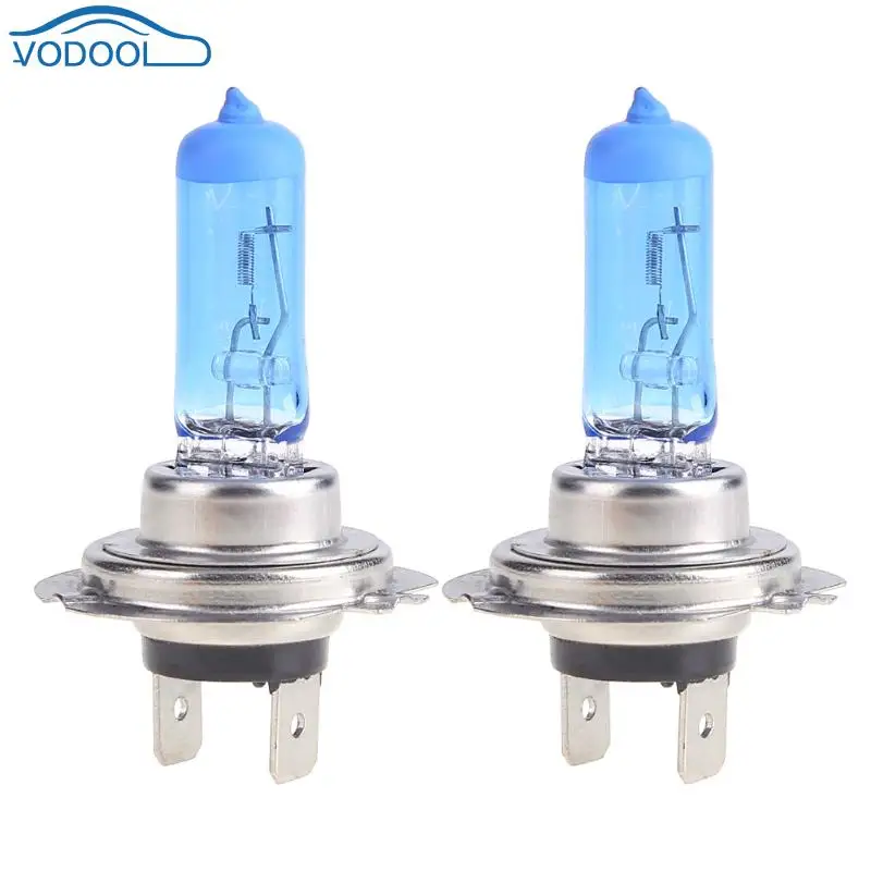 VODOOL светодиодный автомобильный противотуманный фонарь 2 шт. H7 6000K синий 1000