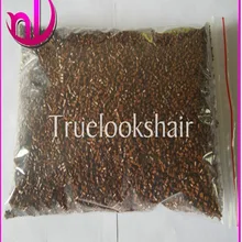 Коричневый Italiana клей для наращивания волос сильный удерживающий не скользит-предварительно связывает волосы для наращивания Refill 50 г/пакет средство для наращивания волос