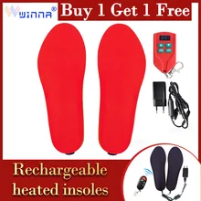 (Buy 1 Get 1 Free)Unisex Heated Insoles Warmers Shock-Absorbant Increase Warm Electric Heating Pads Thermal Insoles EUR #35-46 (Buy 1 Get 1 Free)Unisex Heated Insoles Warmers Shock-Absorbant Increase Warm Electric Heating Pads Thermal Insoles EUR #35-46