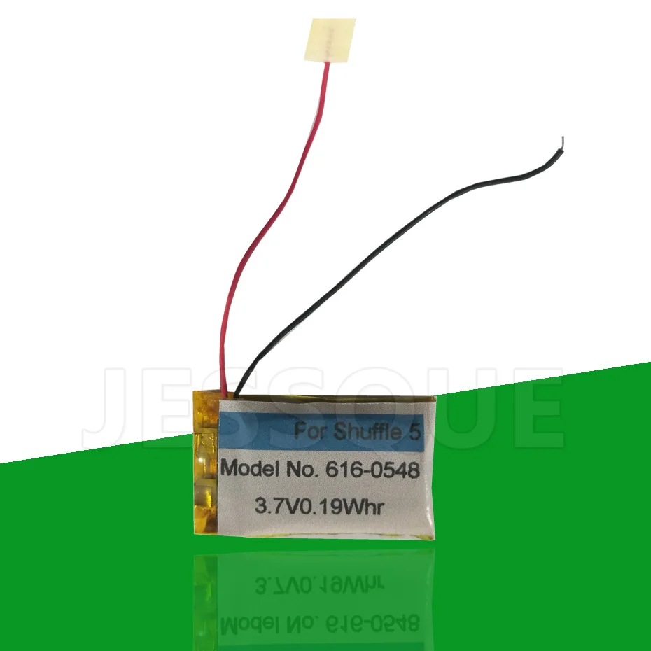 

2PCS/LOT 616-0548 0.19Whr Battery For ipod For shuffle 4rd 5rd 6rd Generation 4 5 6 G4 G5 G6 Accumulator AKKU + Tracking Code
