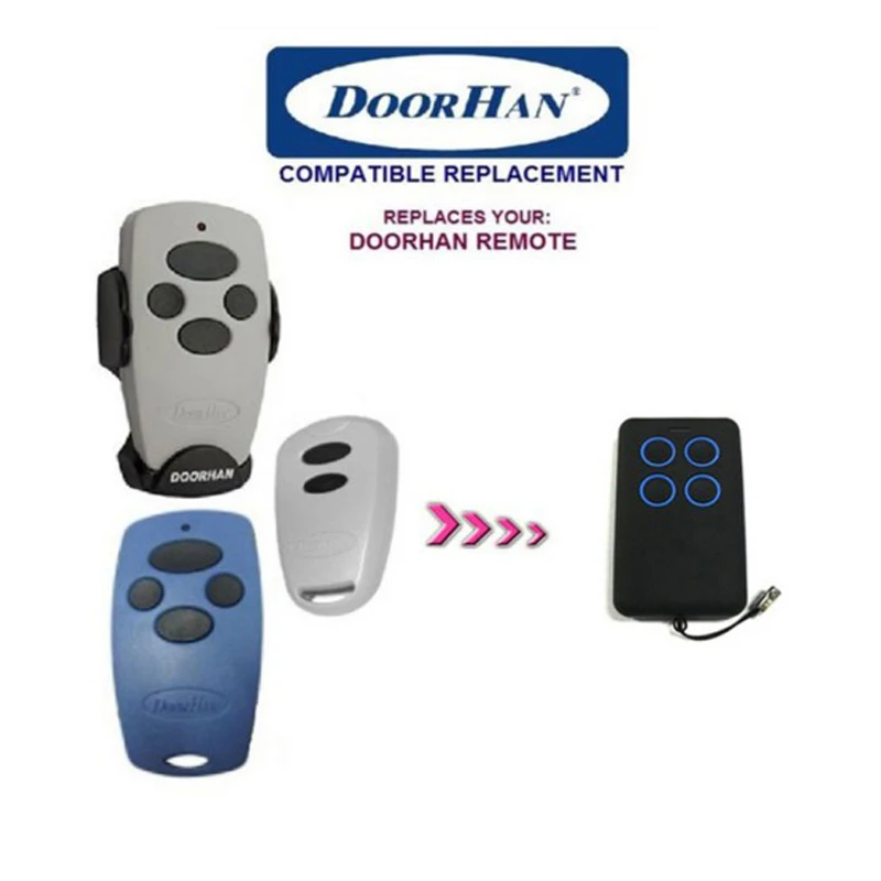 

1pcs DOORHAN Transmitter Replace Remote Key Multi Frequency 280-868MHz Garage Door Duplicator