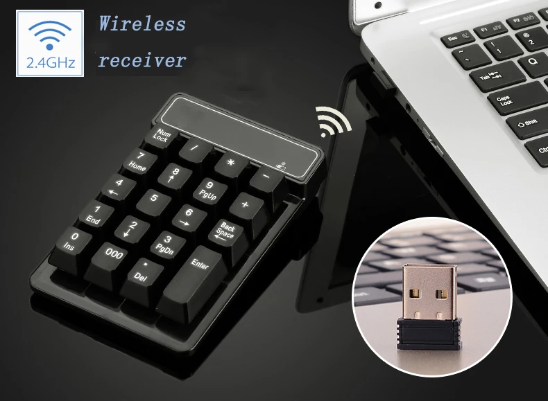 Basix 2.4G Wireless silent Keyboard12
