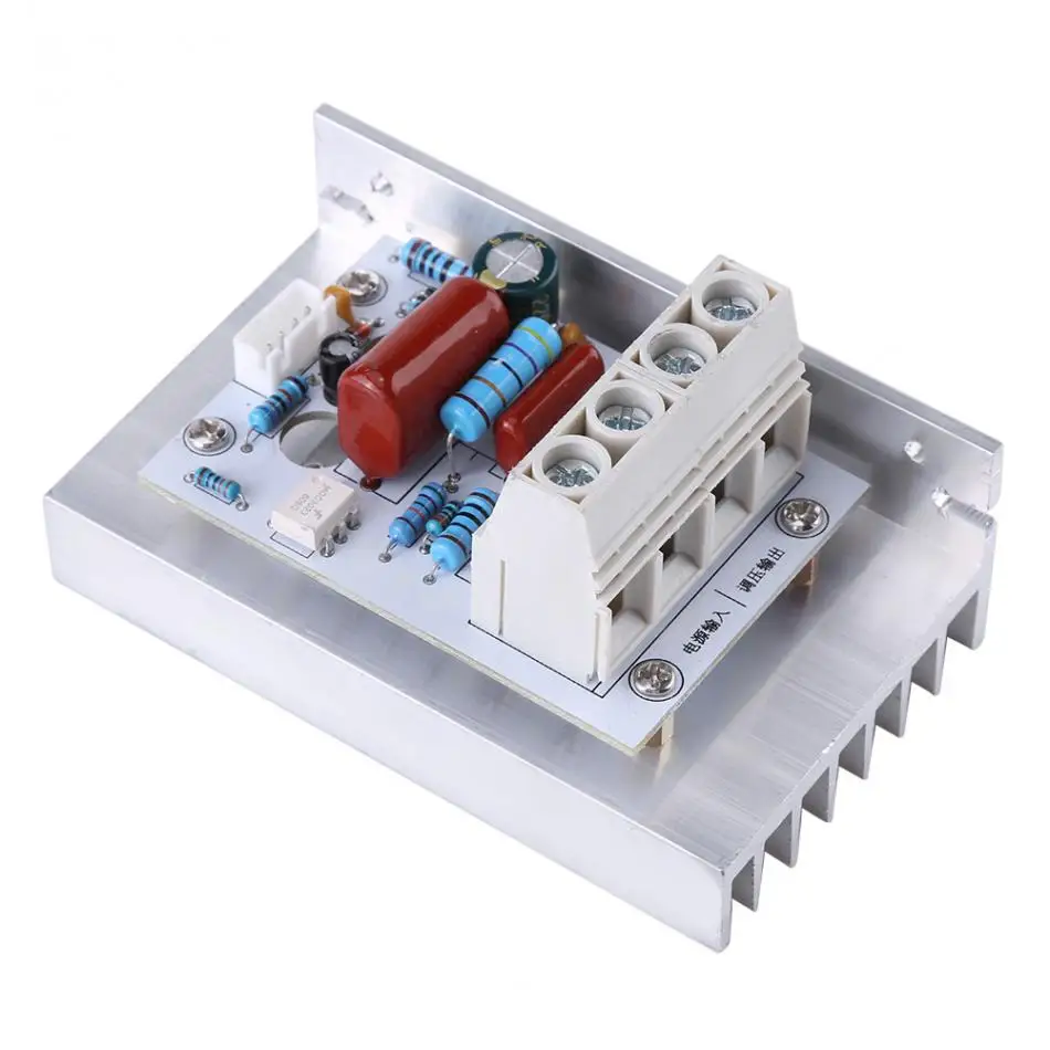 AC 220V 10000W 80A цифровой контроль SCR Электронный регулятор напряжения диммер