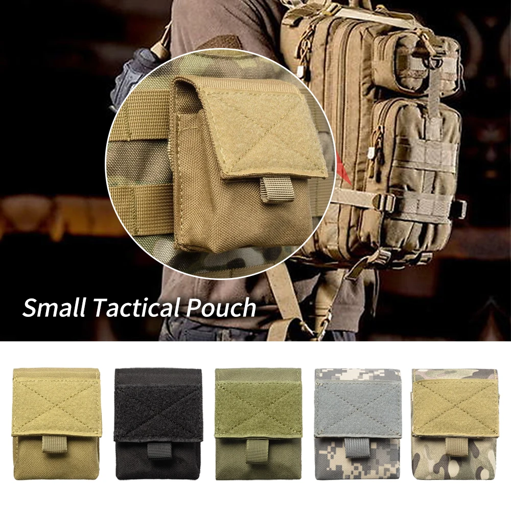 

Vertvie Men Molle Pouch Belt Outdoor Hiking Bag Small Pocket Mini Military Pack Running Pouch Travel Camping Bags New