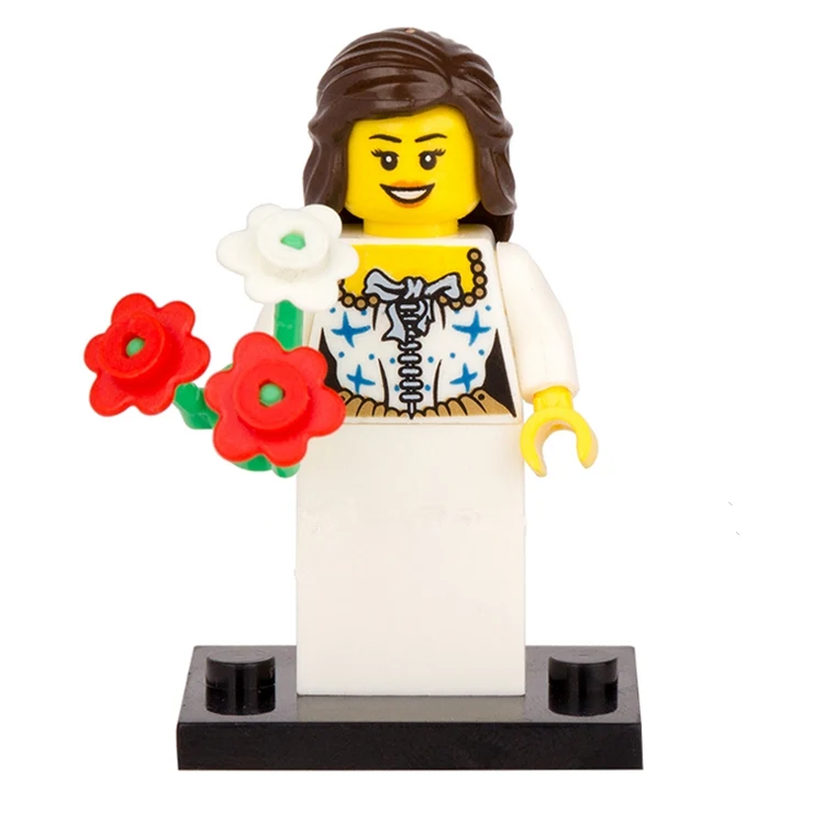 Goedkoop Enkele Verkoop de bruidegom en Bruid minifig super heroes STAR WAR diy Monteren Bouwstenen Kinderen Onderwijs Leren Speelgoed