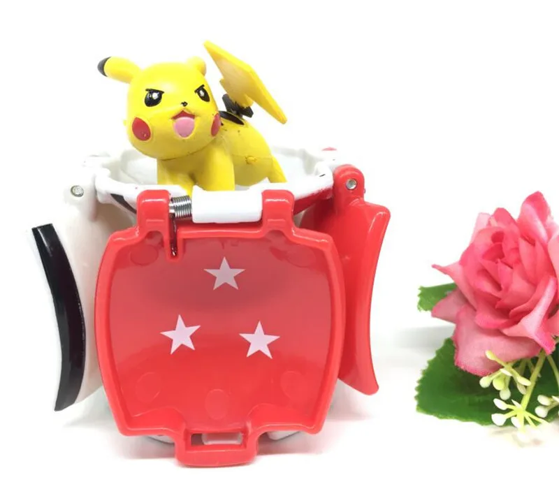 7cm Poke ball Figures Toys ABS Poke ball Action Figure Pokeball Figures Super Master Pop-up Toy for Children Gifts DBP519