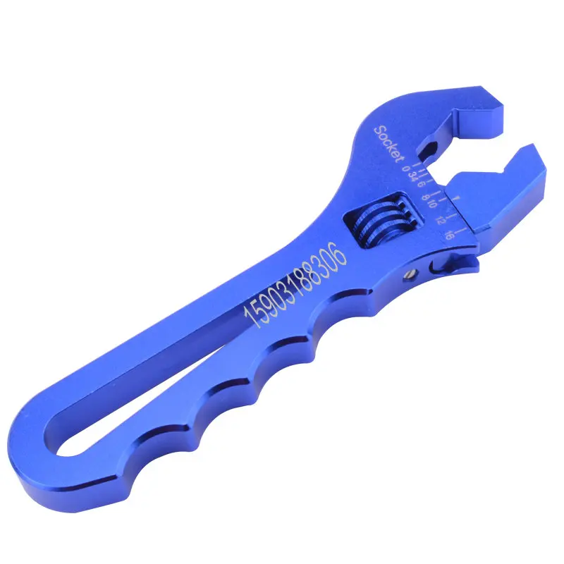 Adjustable Aluminum Wrench Fitting Tools Spanner HOSE AN 3 4 6 8 10 12