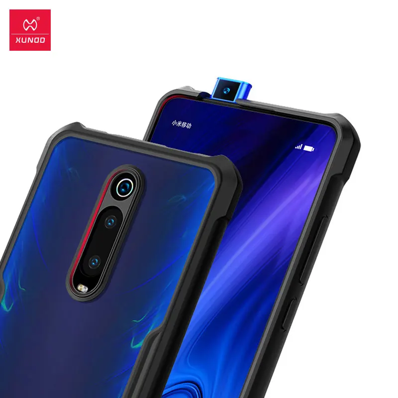 Чехол для телефона xiaomi redmi K20 pro mi 9T Pro note 8 pro кольцевой защитный чехол бампер XUNDD прозрачный redmi K 20 чехол