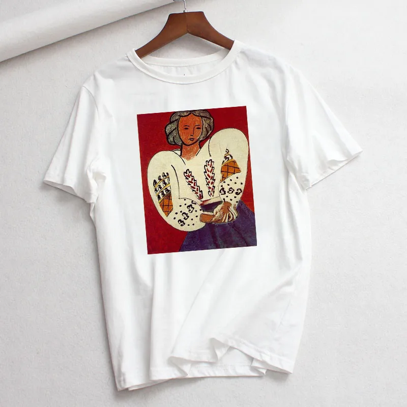 

New Design Art Cartoon 2019 Print female T-shirt perfume sweet white t shirt fashion top shein top harajuku tees