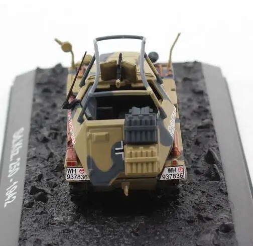 AMER 1/72 масштаб военная модель игрушки Sd. Kfz.250D-1942 бронированный командный автомобиль литья под давлением металлический Танк модель игрушки