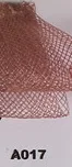 2,4 ''/6 см кринолин красота сетки ткань черный, белый цвет DIY аксессуары для волос кружевные изделия 100 ярдов/партия 25 ярдов/цвет 4 цвета/лот - Цвет: A017