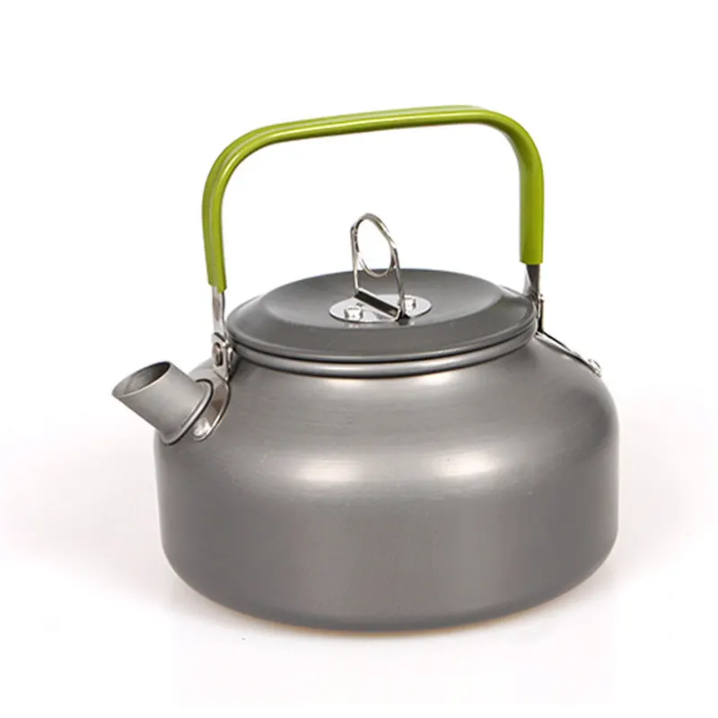 

3pcs Camping Hiking Picnic Cookware Cook Cooking Pot teapot Set Aluminum Outdoor